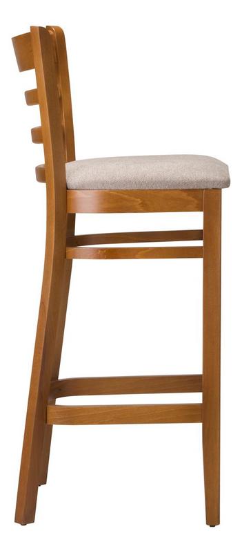 Nova Wooden Upholstered Bar Stool