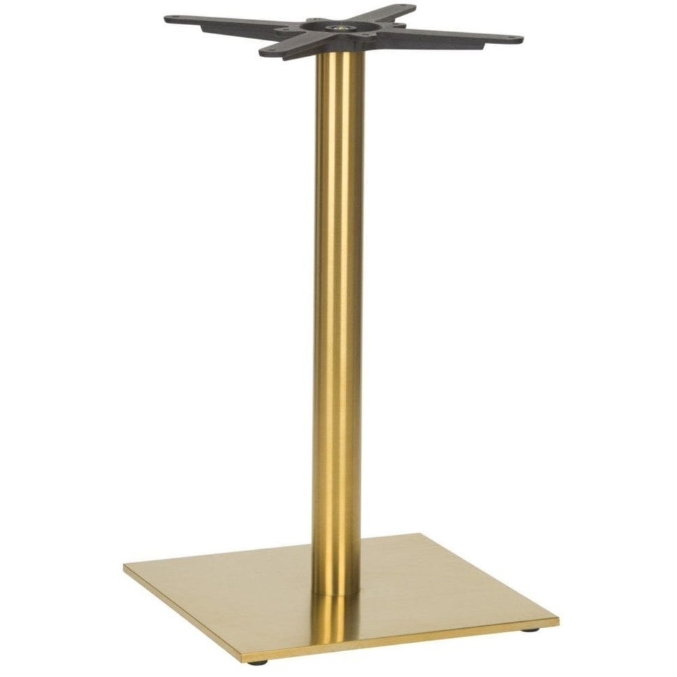 Midas Square Vintage Brass Table Base - Small