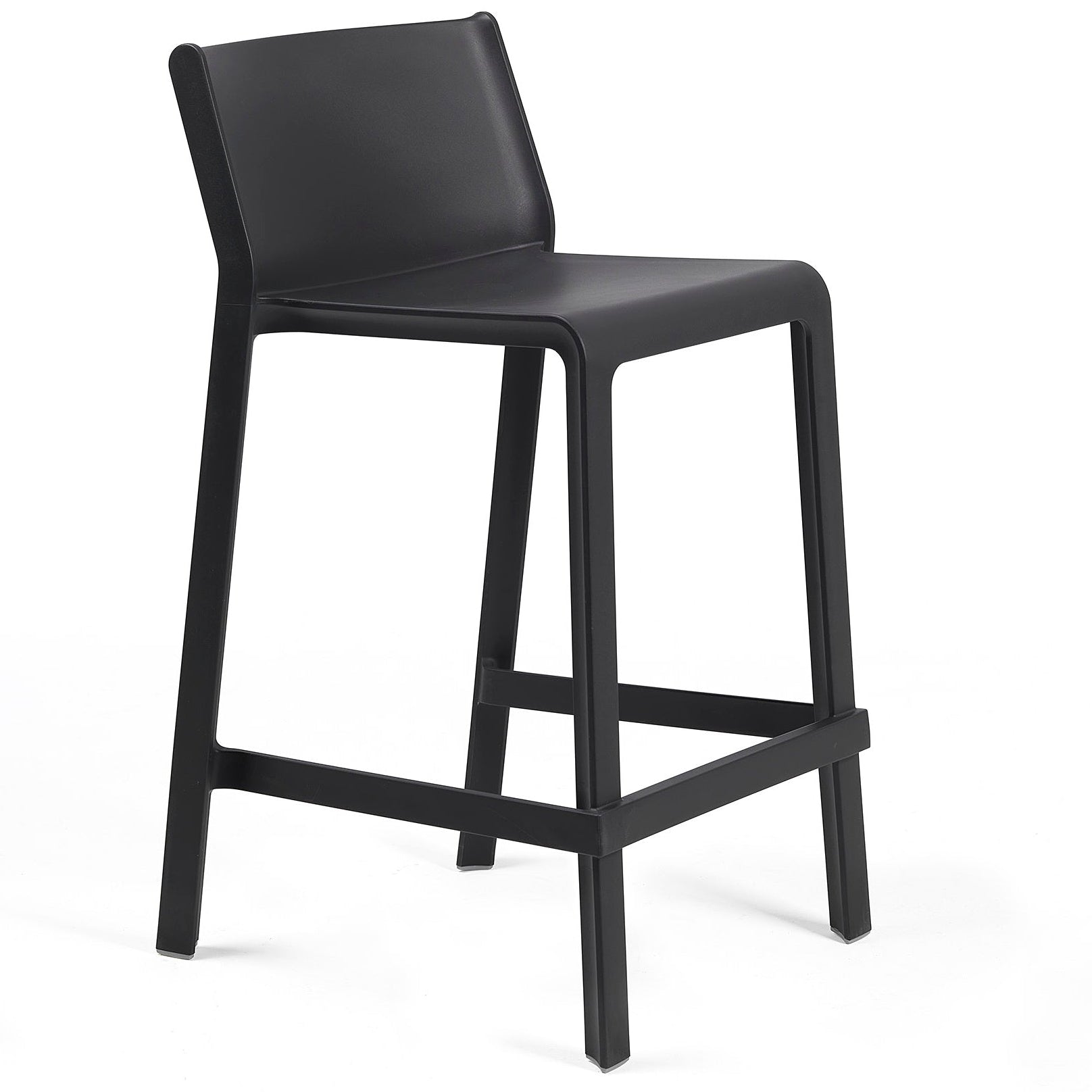 Trill Outdoor Stacking Bar Stool - Mid Height
