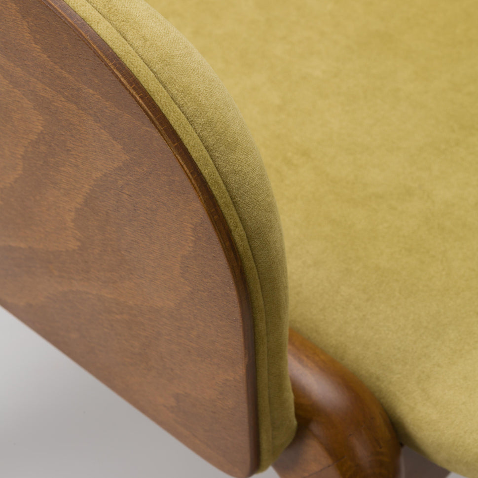 Lane Wooden Upholstered Armchair