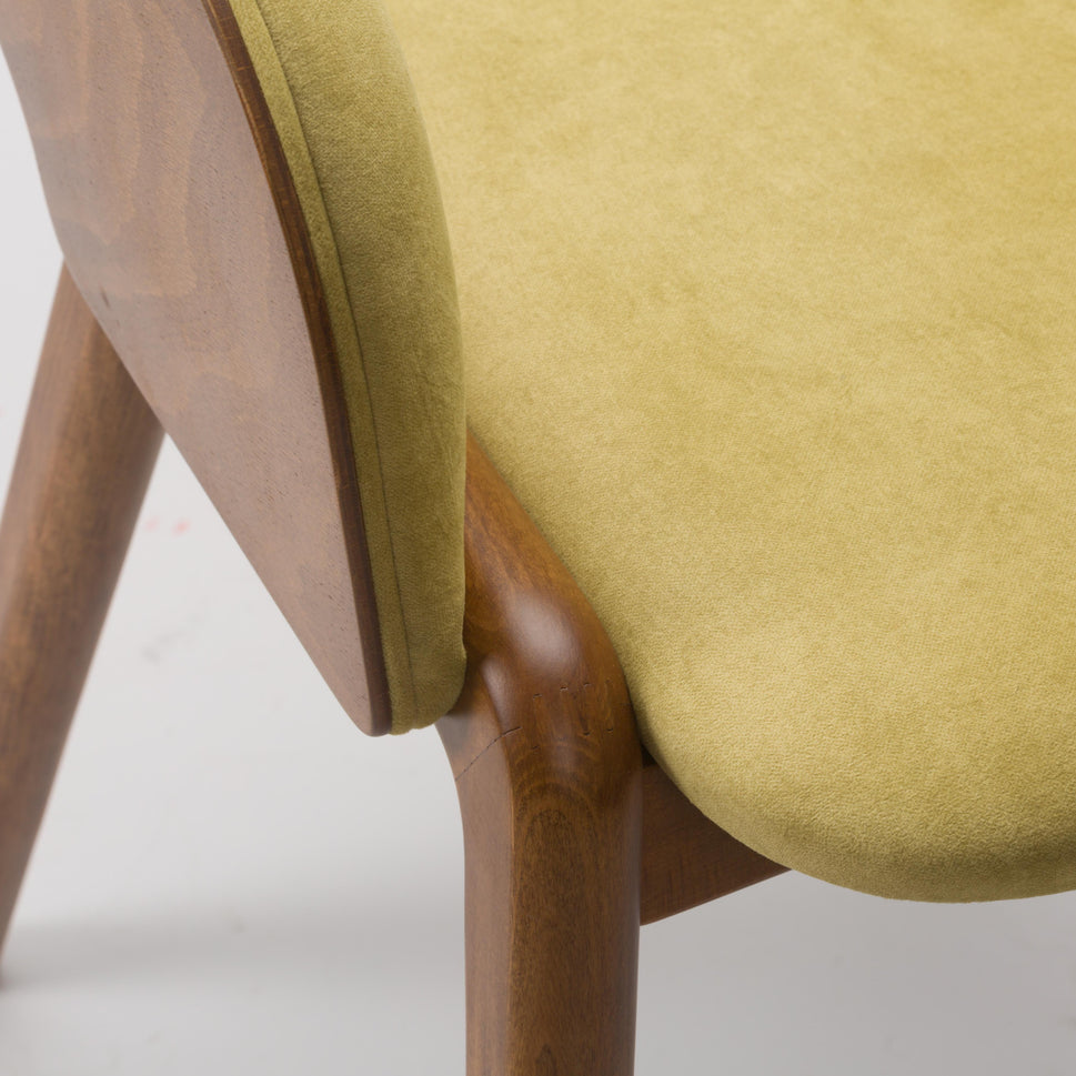 Lane Wooden Upholstered Armchair