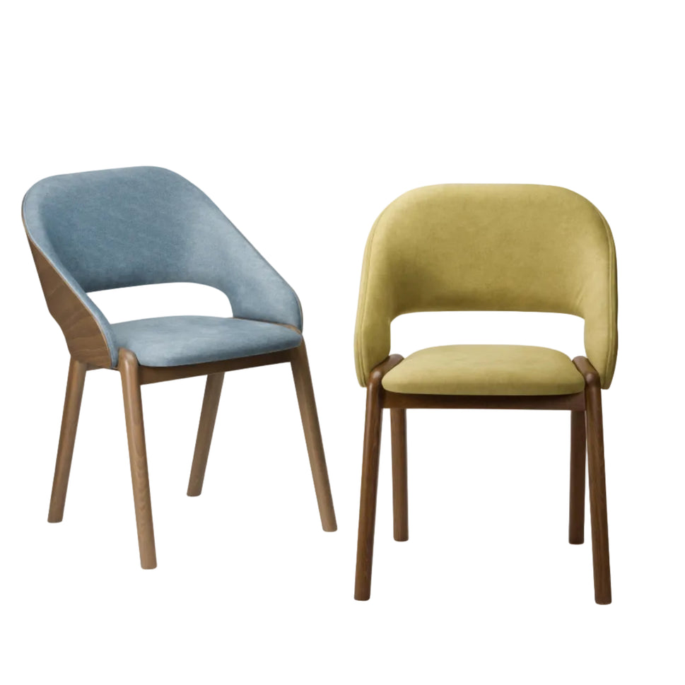 Lane Wooden Upholstered Side Chair