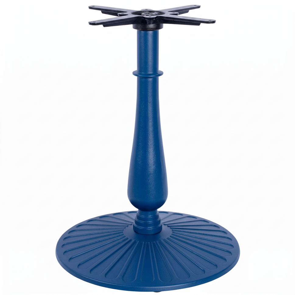 Aldeburgh Large Candelabra Black Cast Iron Table Base - Powdercoated