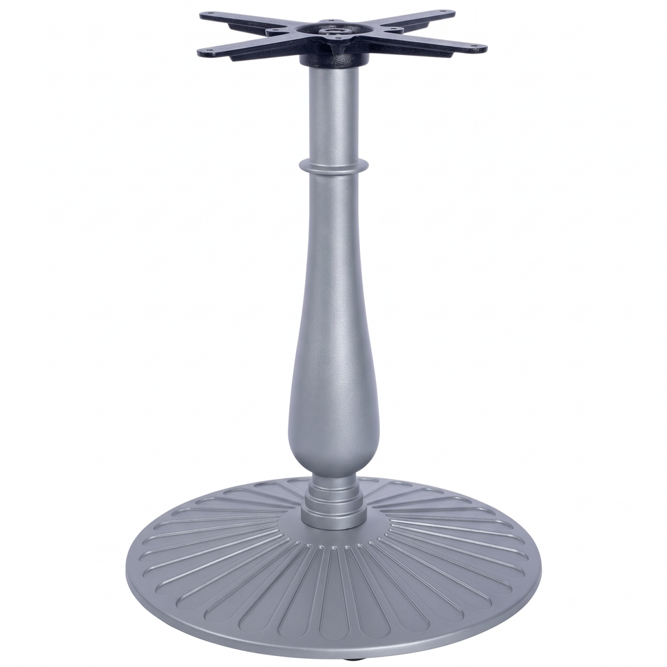 Aldeburgh Large Candelabra Black Cast Iron Table Base - Powdercoated