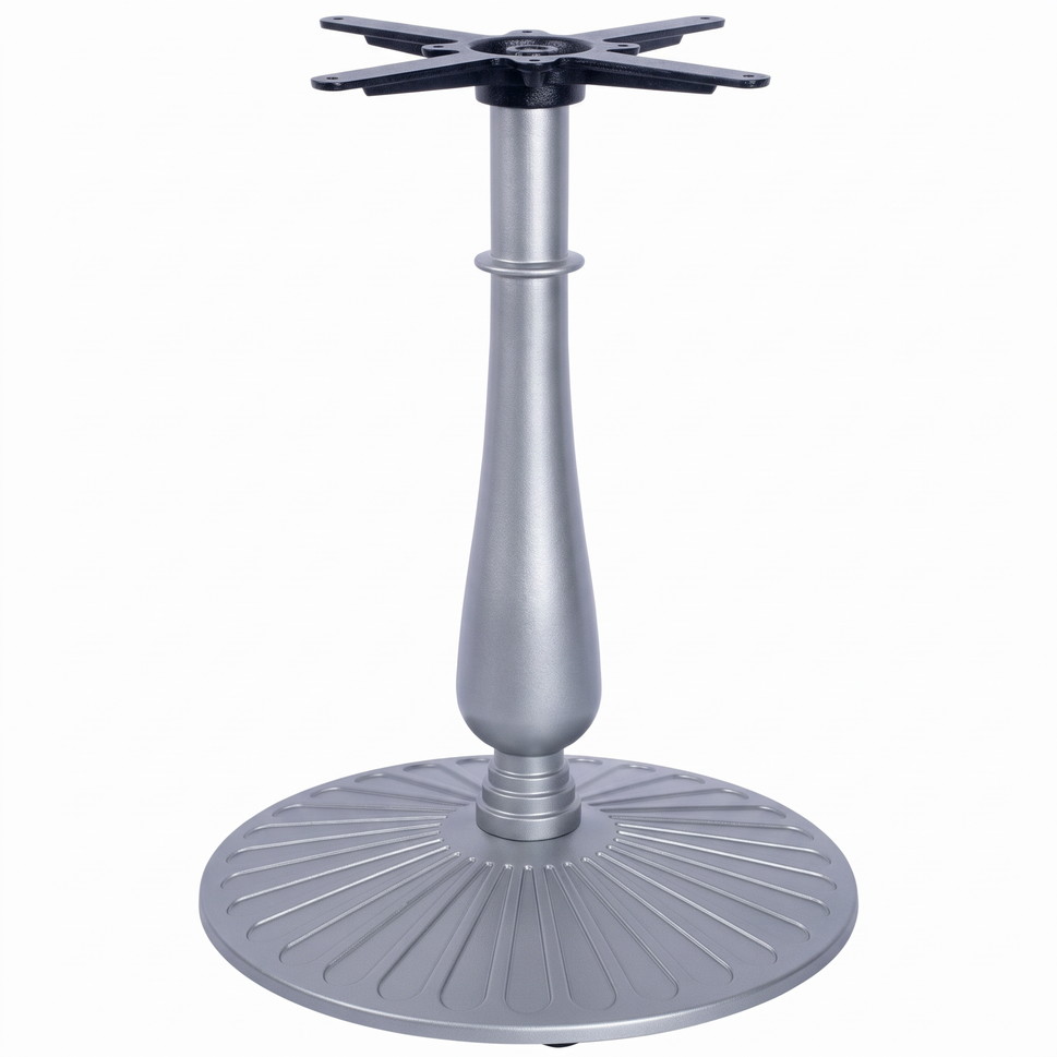 Aldeburgh Large Candelabra Black Cast Iron Table Base - Powdercoated