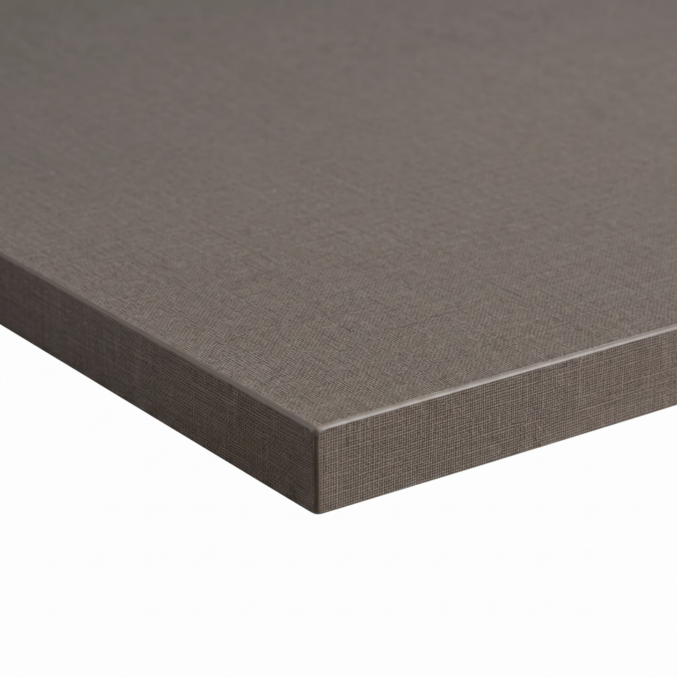 Anthracite Linen Restaurant Laminate Table Top - 25mm