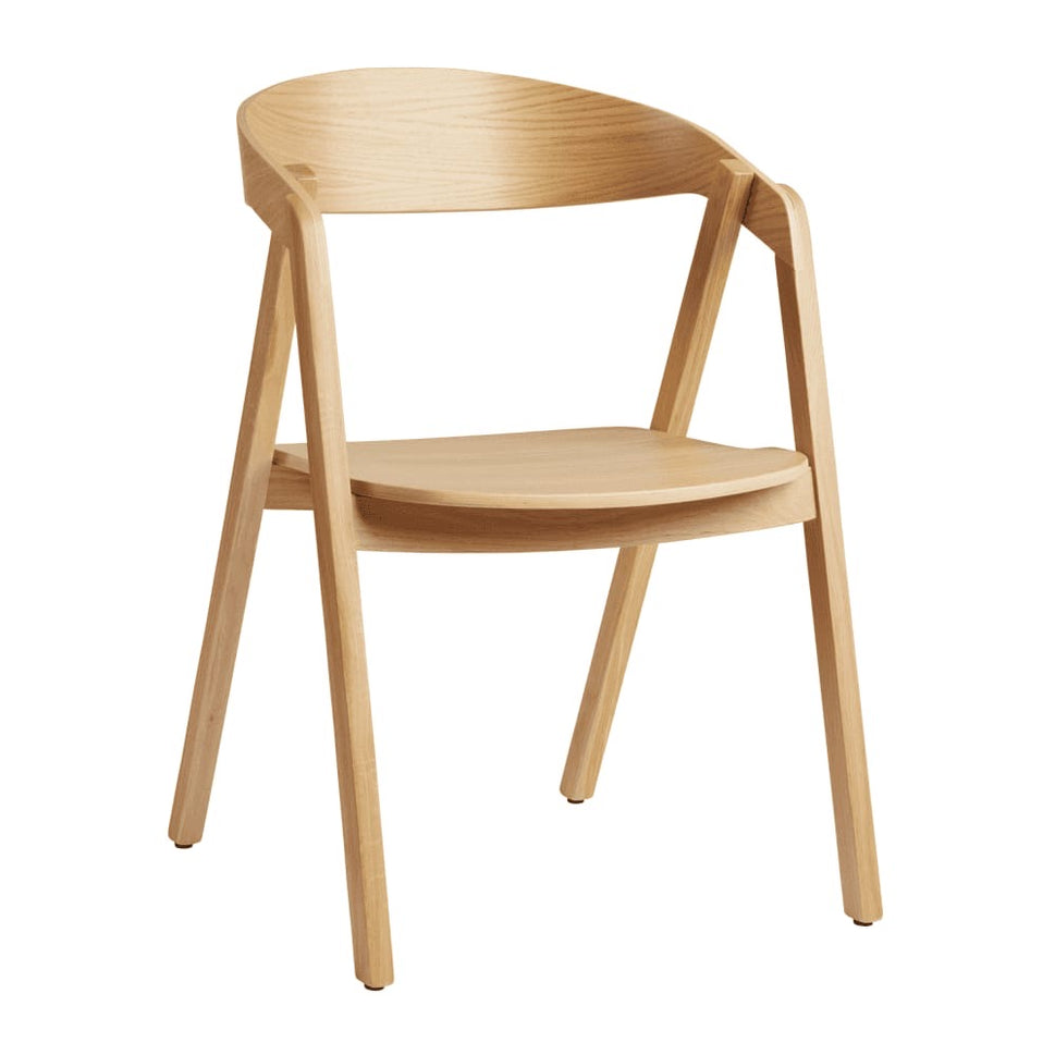 Luca Oak Stacking Armchair
