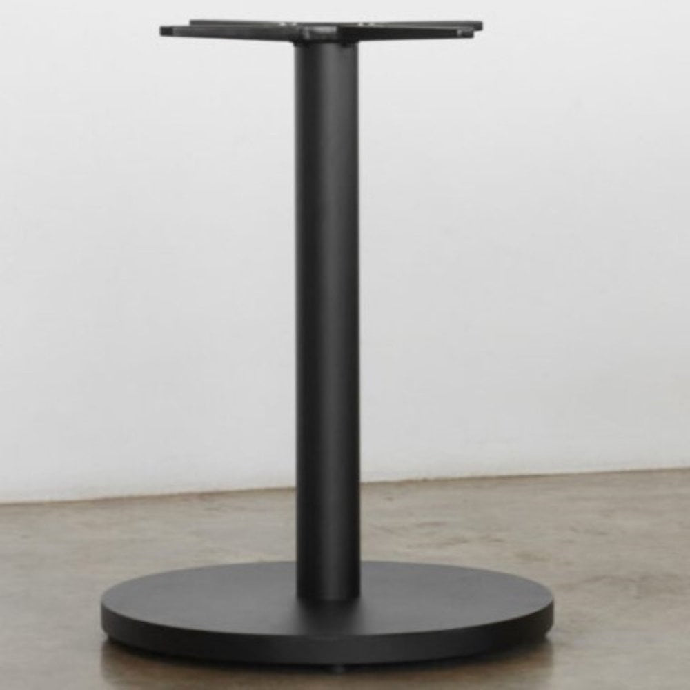 Lunar Black Round Self Levelling Table Base - NOROCK