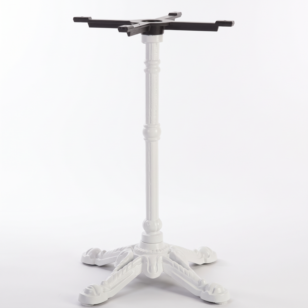 Bistro Ornate Four Leg Cast Iron Table Base - Powdercoated