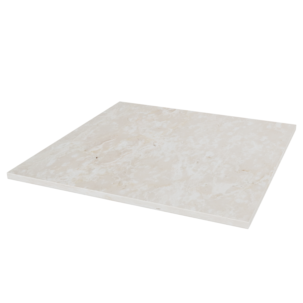 Beige Botticino Real Marble Restaurant Table Top - 20mm