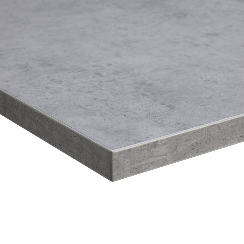 Chicago Concrete Effect Laminate Restaurant Table Top - 25mm