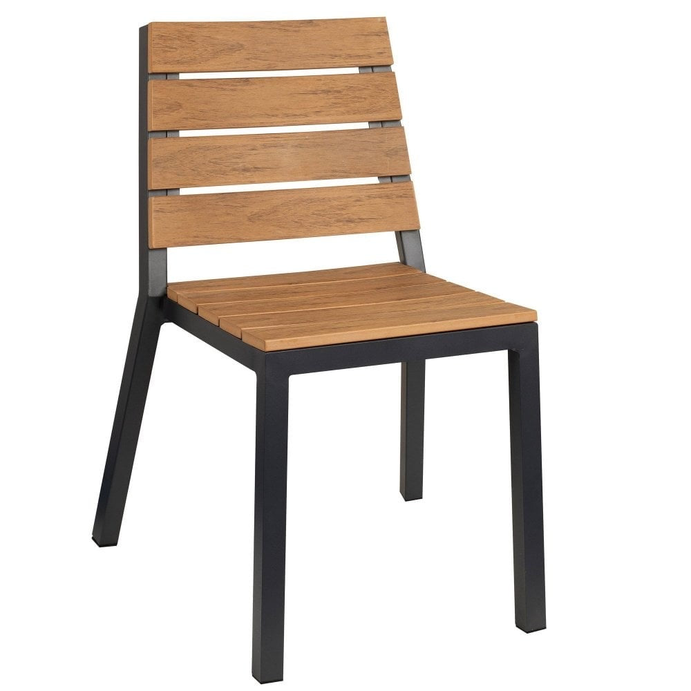 Riga Outdoor Stacking Wooden Side Chair