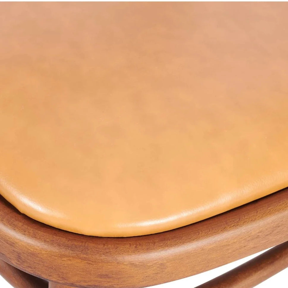 Hendon Bentwood Wooden Upholstered Side Chair