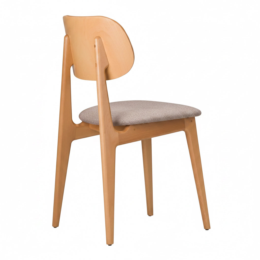 Bunny Wooden Upholstered Side Chair