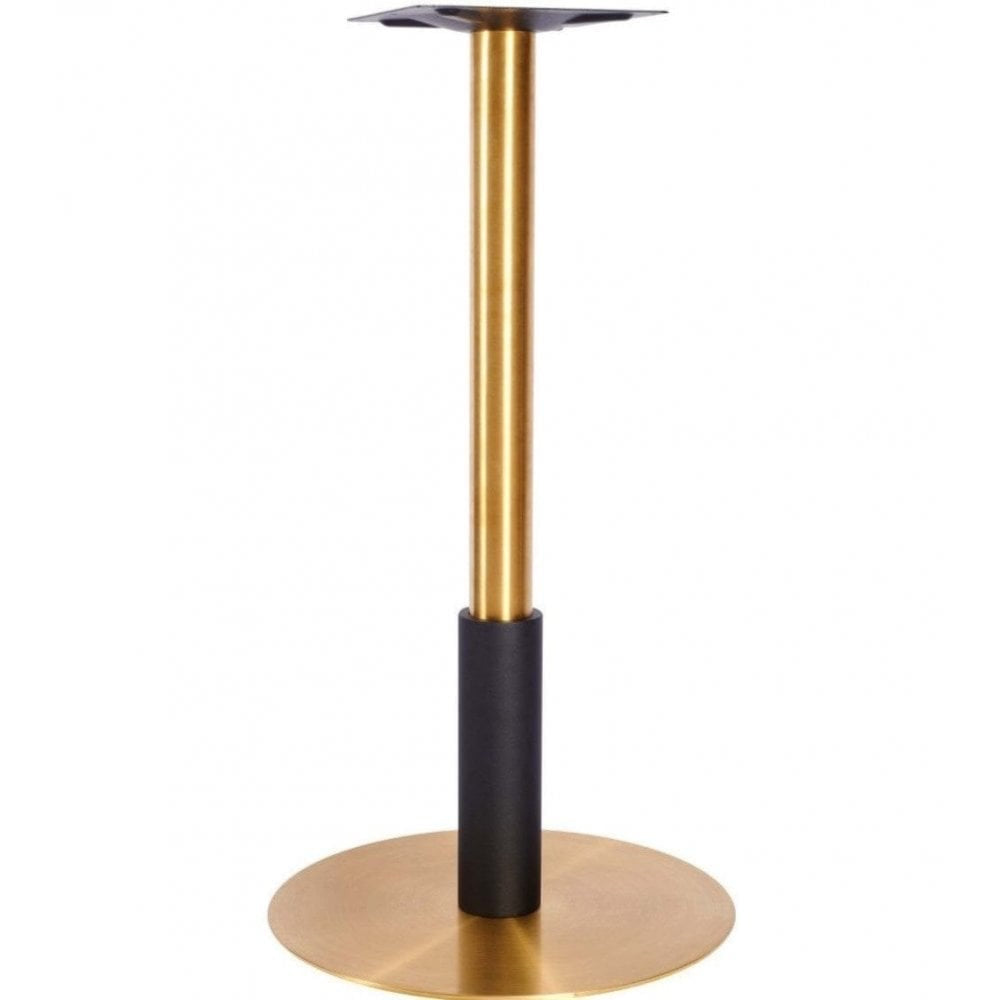 Harrow L Brass Black Table Base - Large