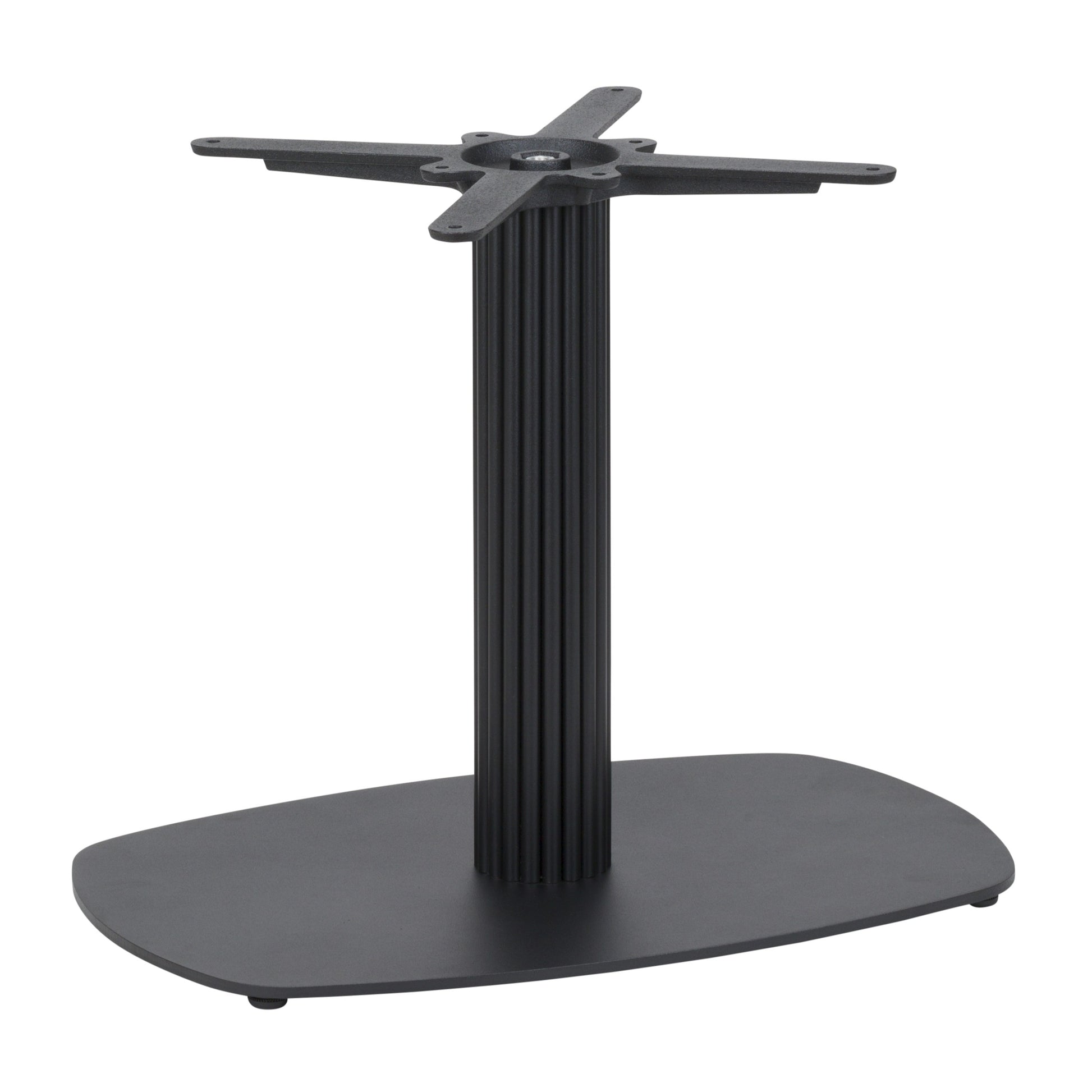 Caesar Rectangle Cast Iron Table Base - Single Pedestal