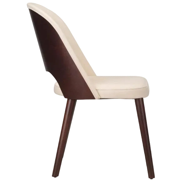 Calm CO Wooden Upholstered Side Chair