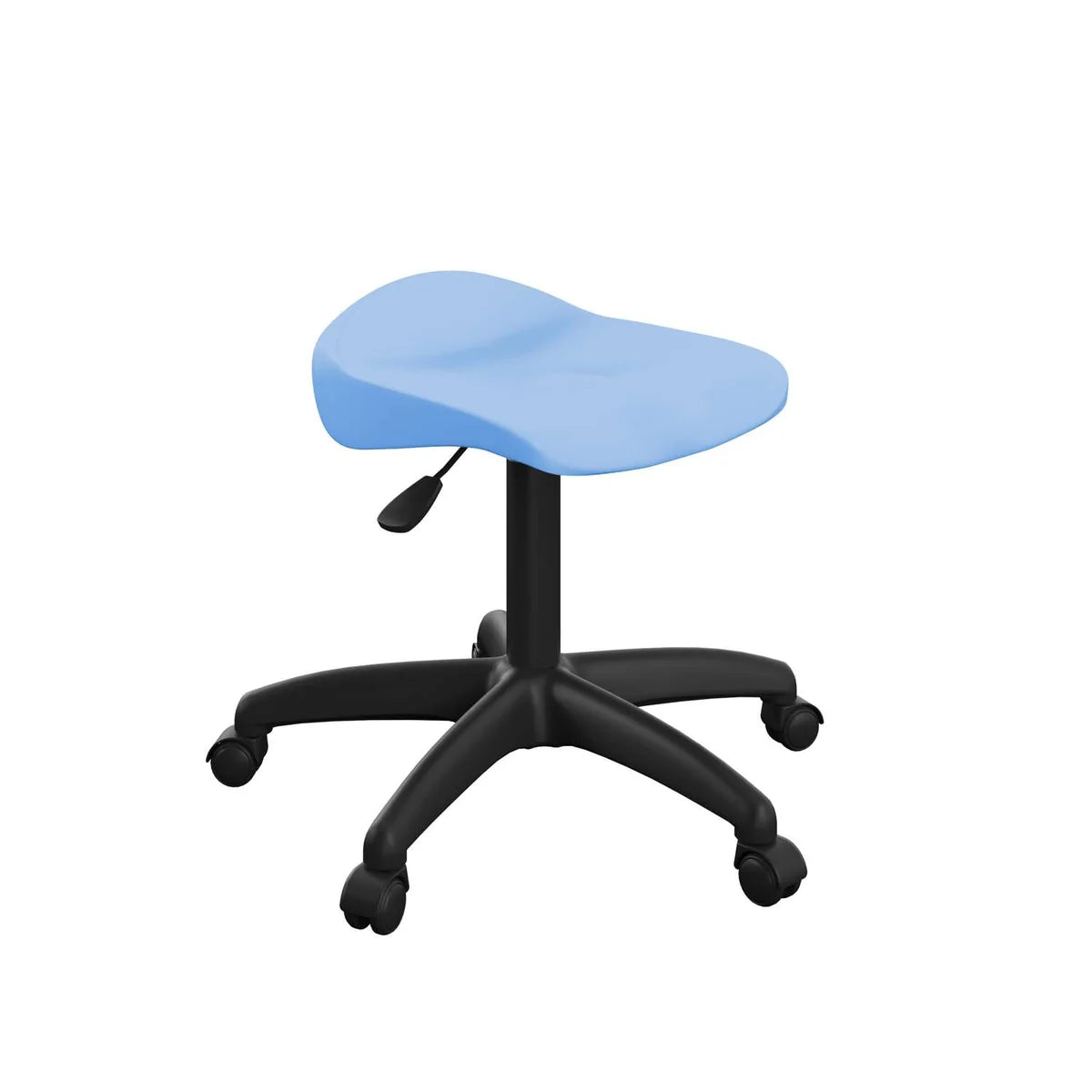 Titan Junior Swivel Classroom Stool with Black Base and Castors