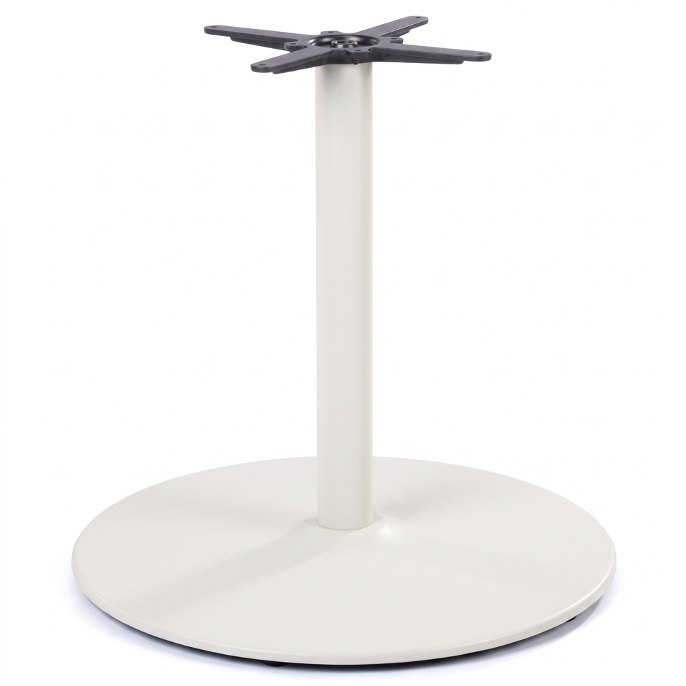 Dome Large Round Black Cast Iron Table Base - Powdercoated