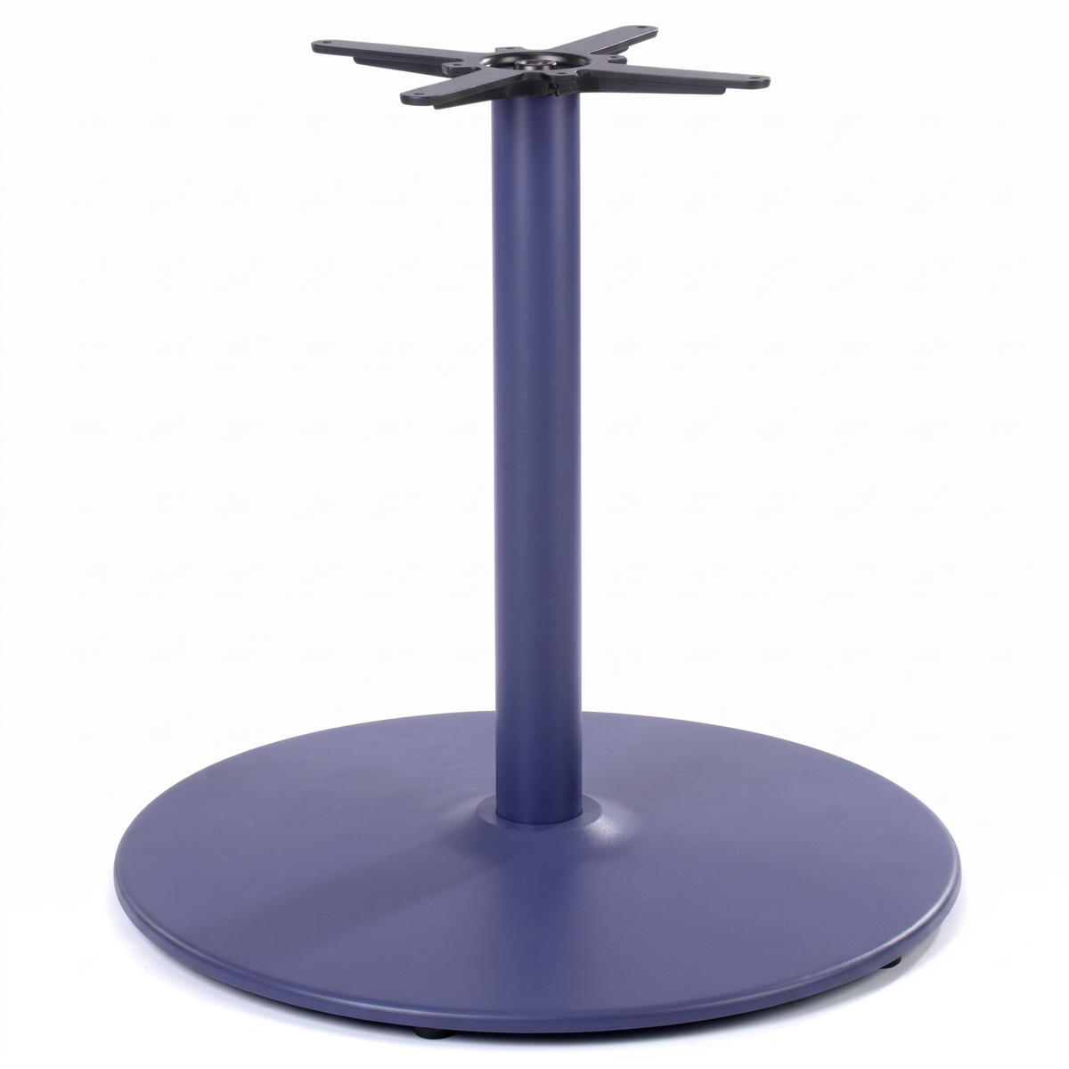 Dome Large Round Black Cast Iron Table Base - Powdercoated