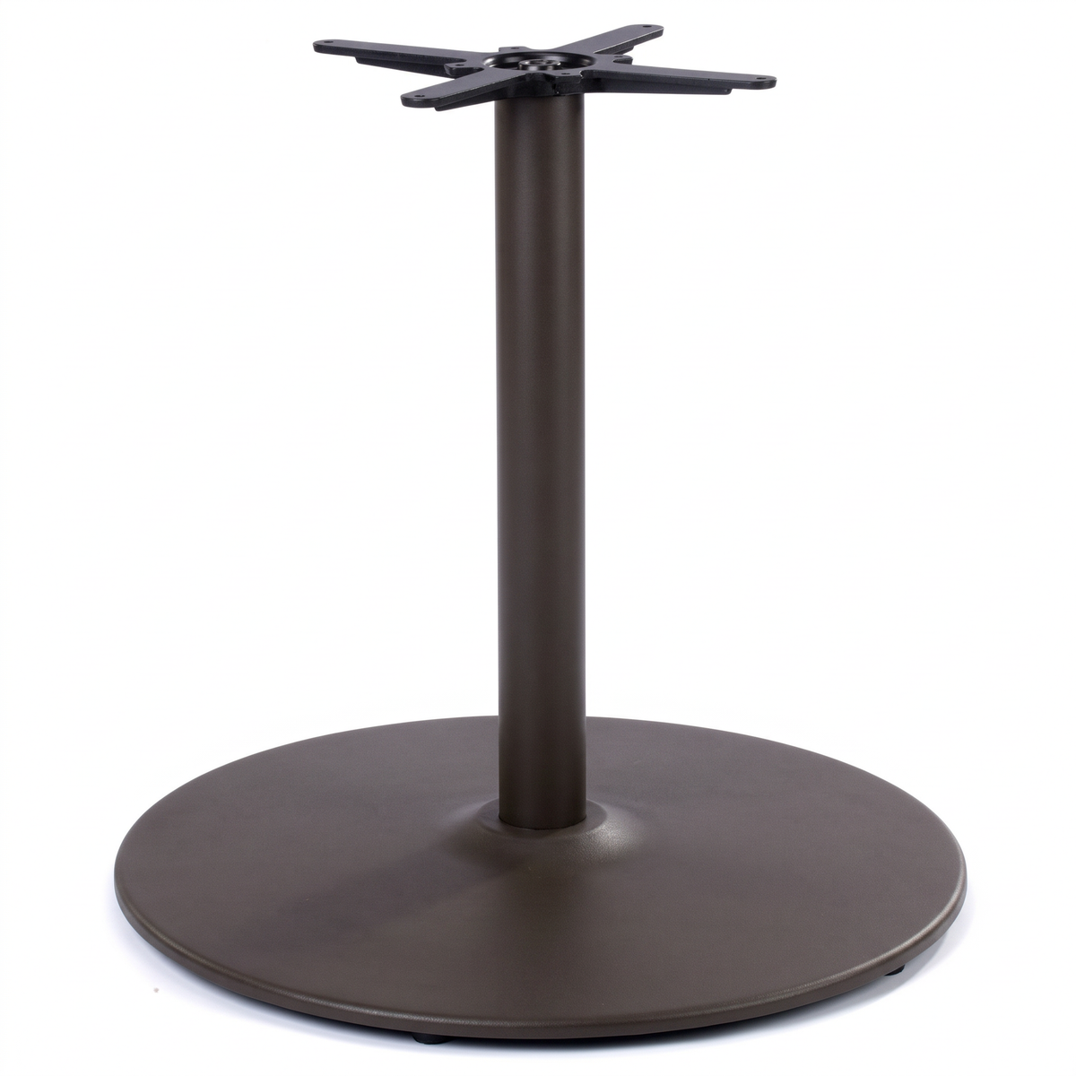 Dome Large Round Black Cast Iron Table Base - Powdercoated