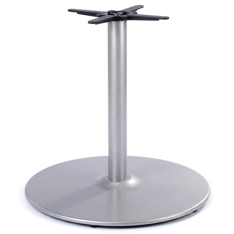 Dome Large Round Black Cast Iron Table Base - Powdercoated