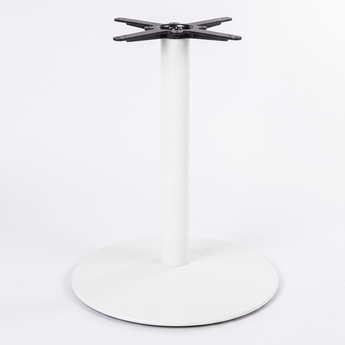Dome Medium Round Black Cast Iron Table Base - Powdercoated