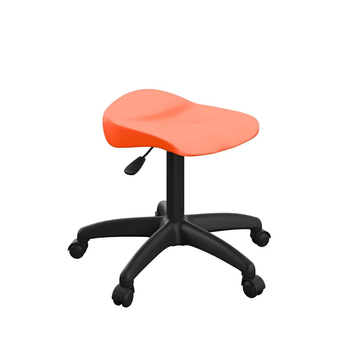 Titan Junior Swivel Classroom Stool with Black Base and Castors