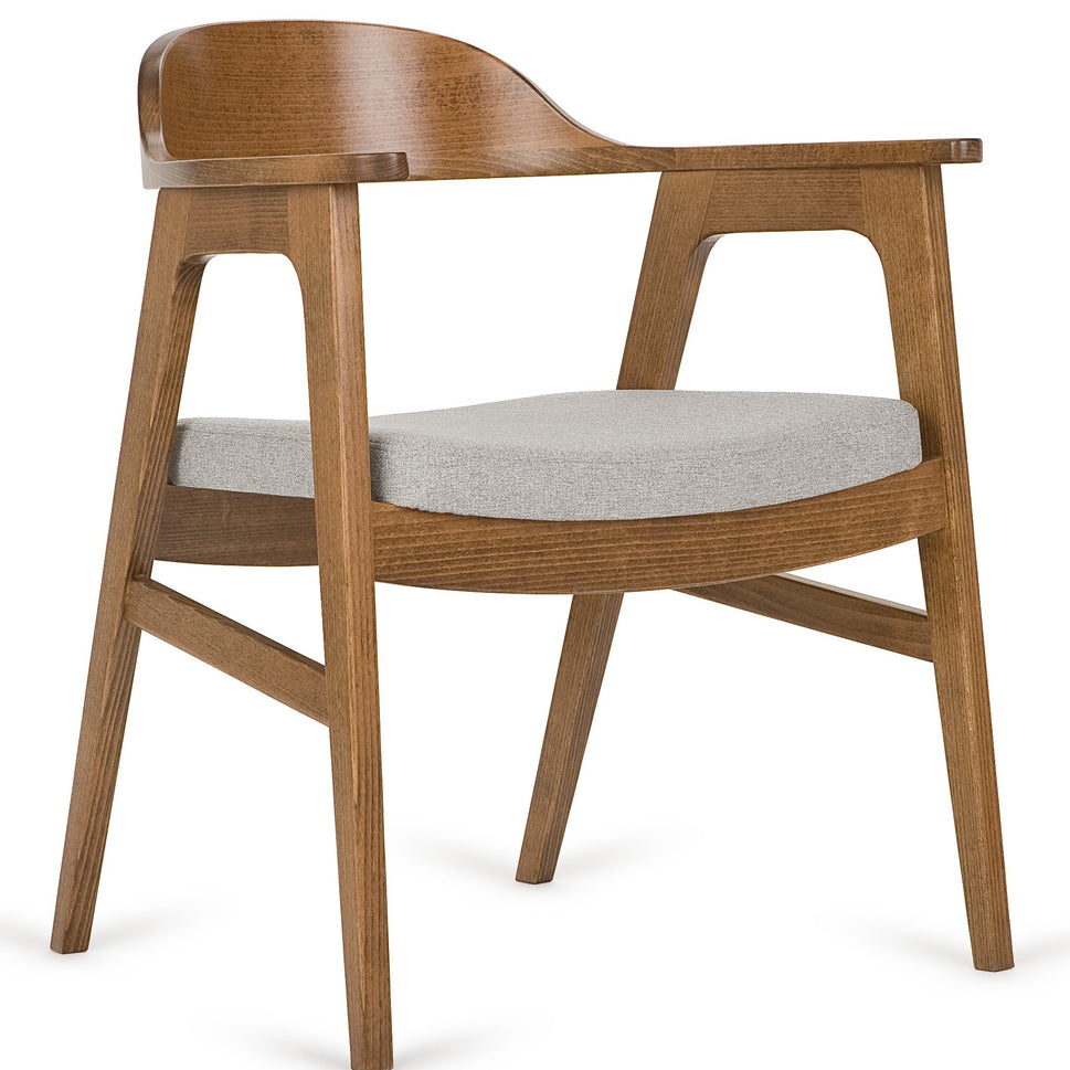Imperial Wooden Upholstered Armchair