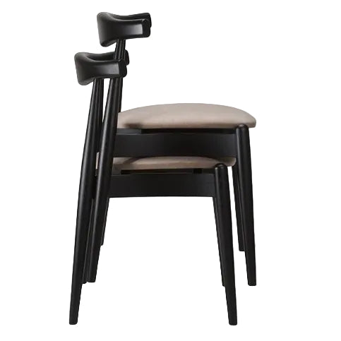 Eros Upholstered Stacking Side Chair