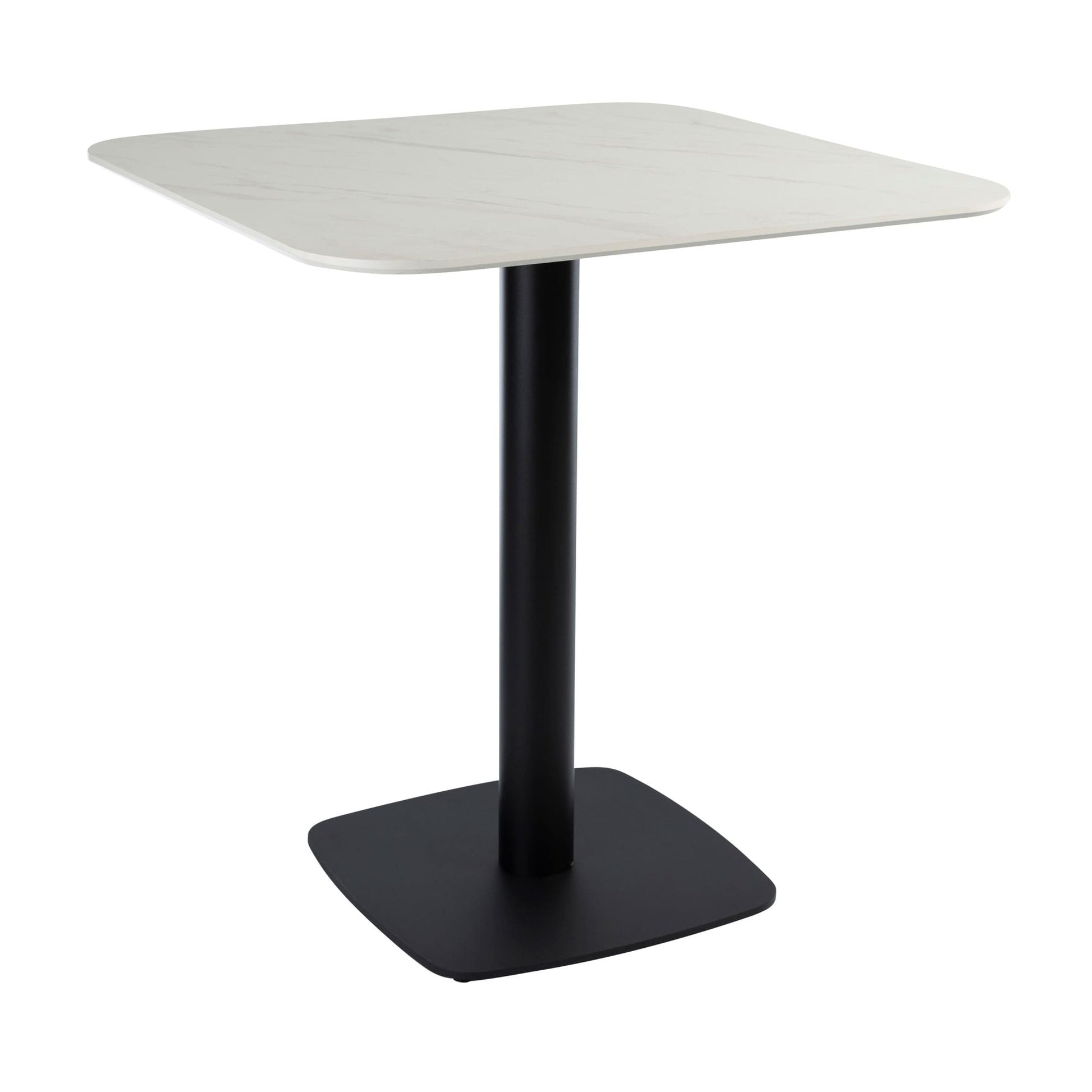 White Thassos Marble Outdoor Laminate Restaurant Table Top - 12mm