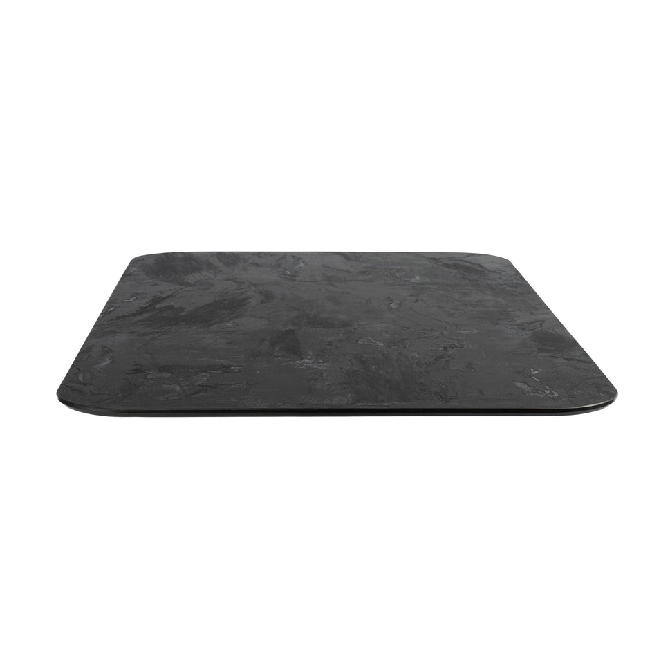 Black Slate Outdoor Laminate Restaurant Table Top - 12mm