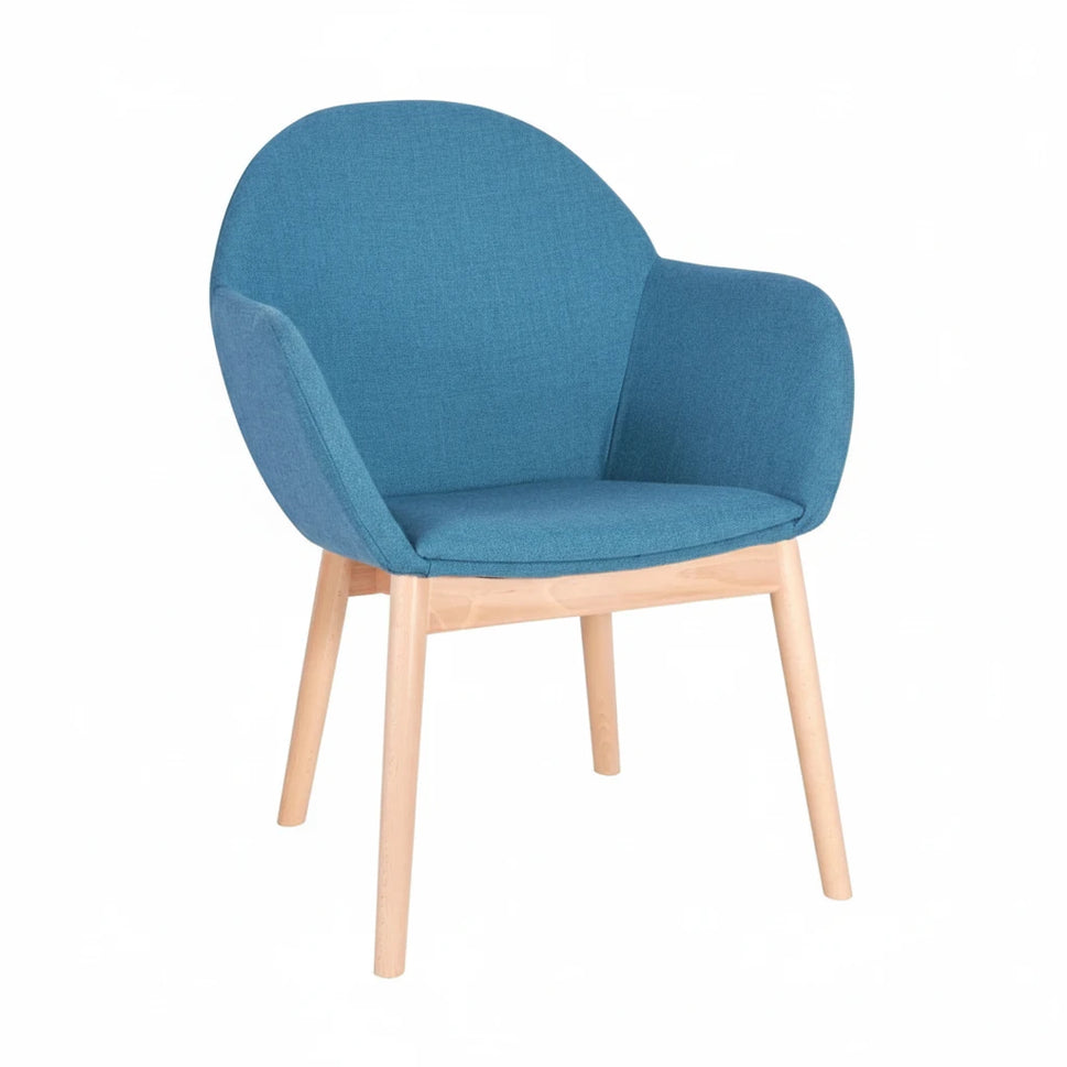 Orlando Upholstered Wooden Lounge Chair