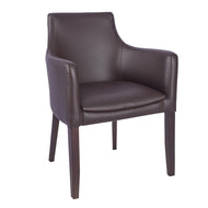Repton Upholstered Faux Leather Armchair