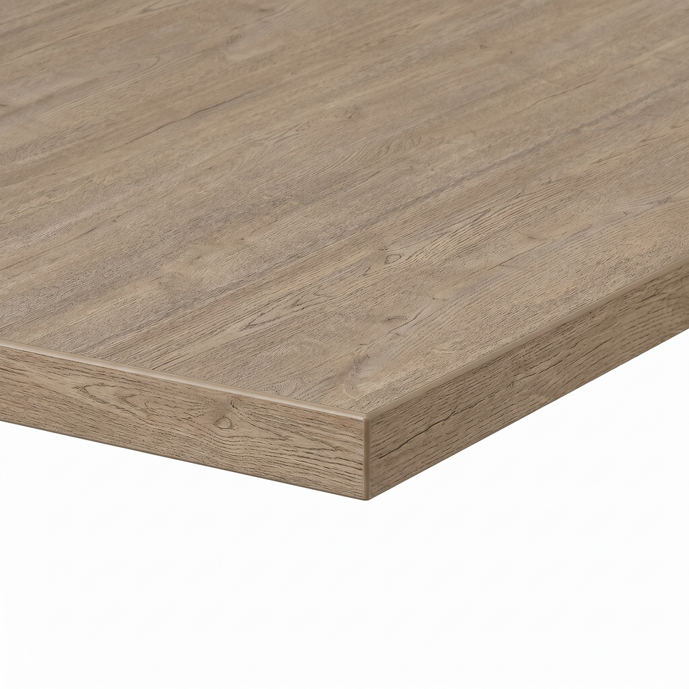 Grey Beige Spree Oak Restaurant Laminate Table Top - 25mm