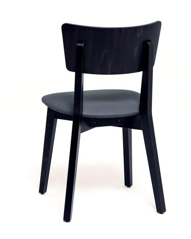Polis Wooden Upholstered Side Chair
