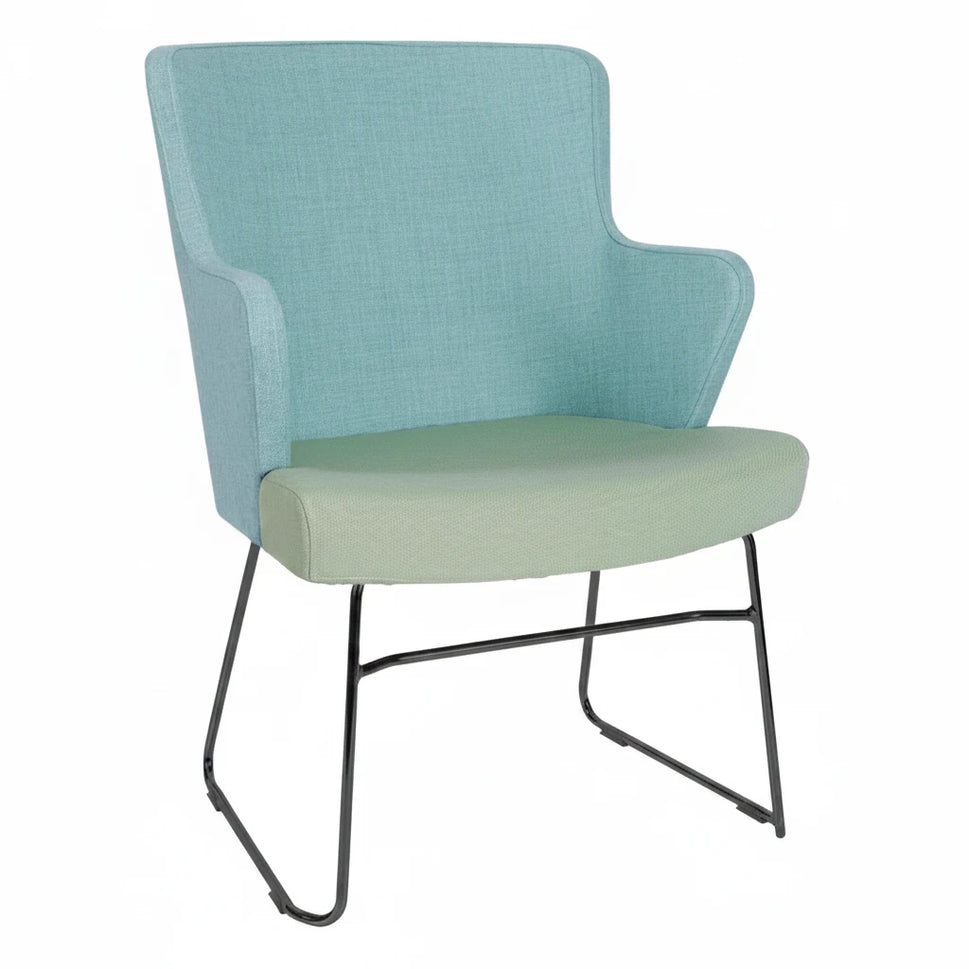 Skapa Armchair - Black Skid Frame