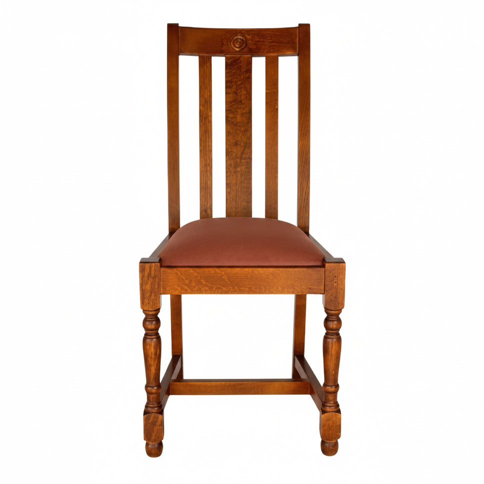 Nowton Wooden Upholstered Side Chair