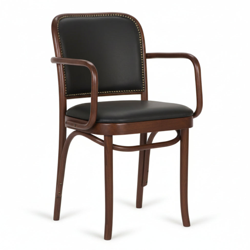 Diva Wooden Upholstered Armchair