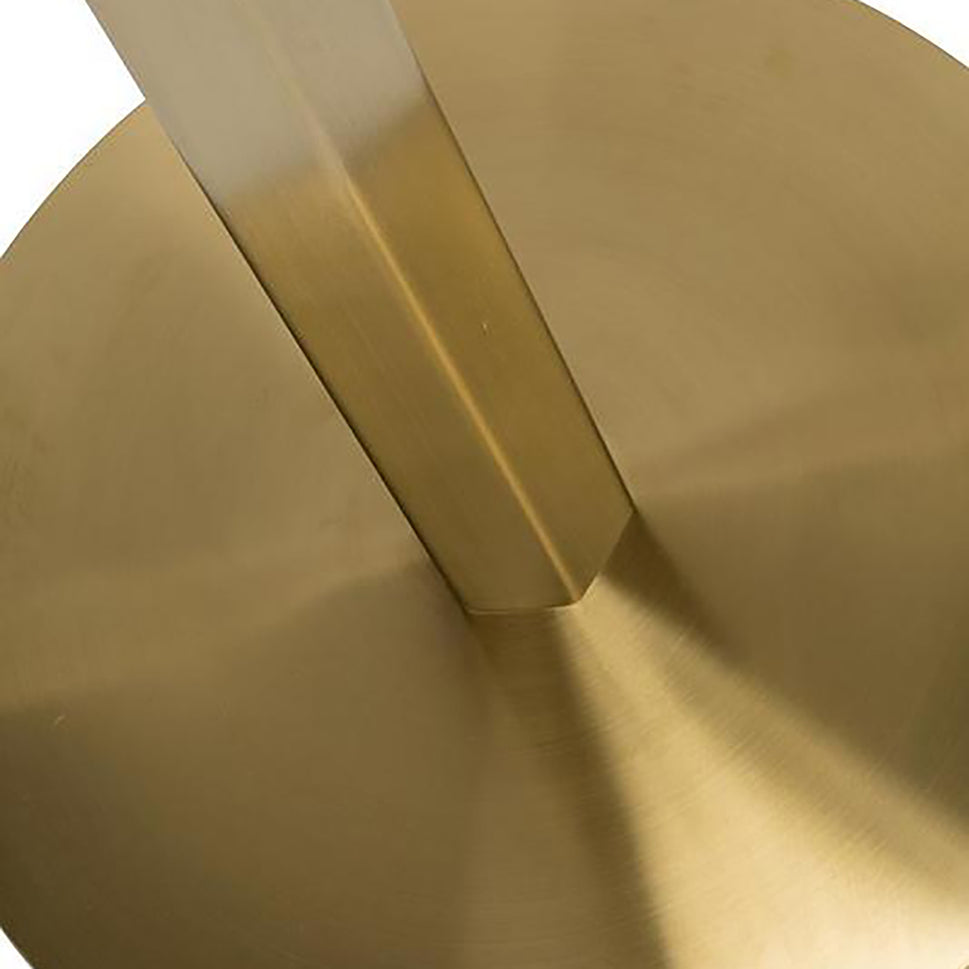 Luxor Square Vintage Brass Table Base - Small