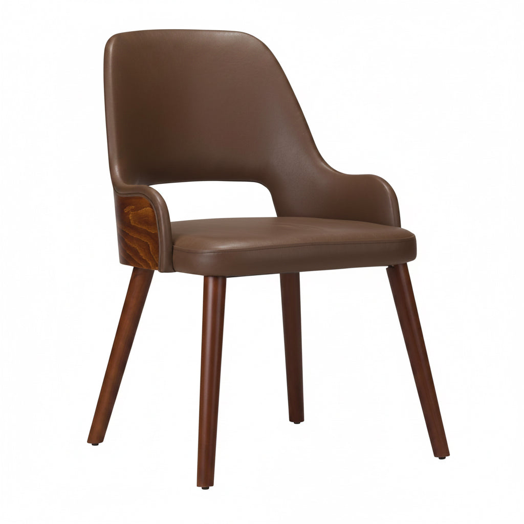 Joy Wooden Upholstered Side Chair