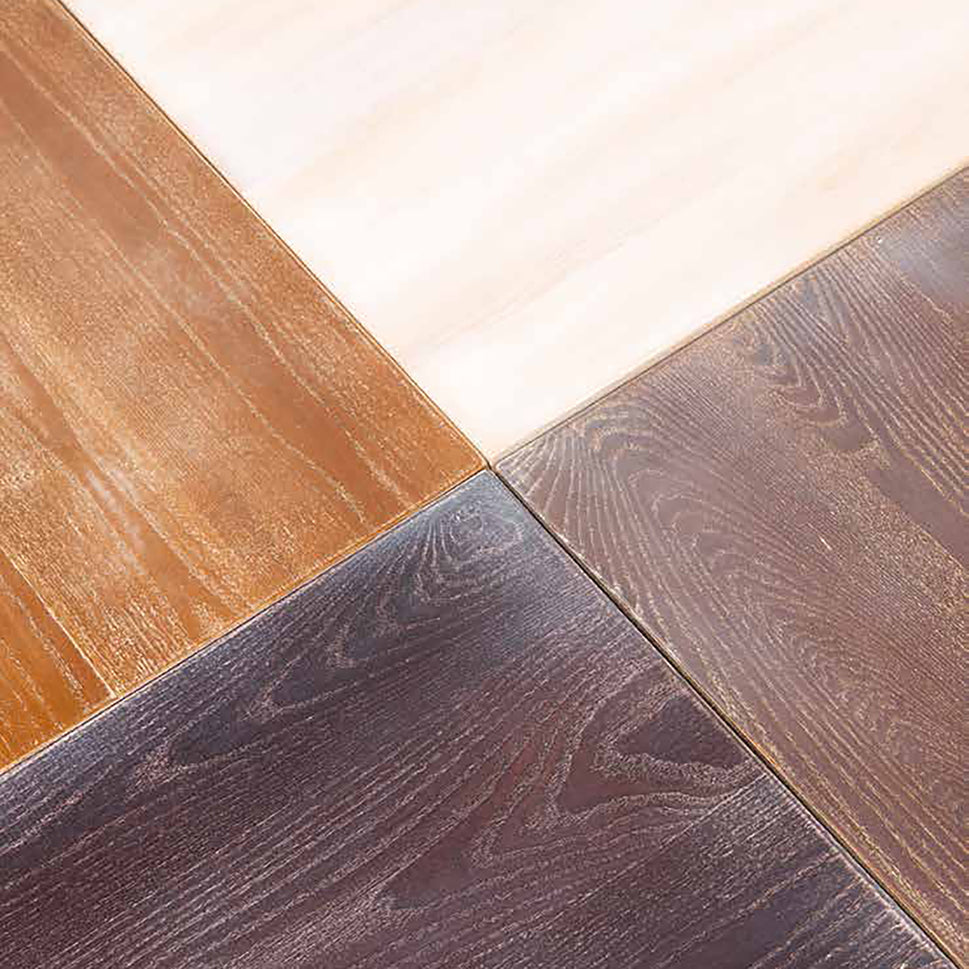 Lime Wash Solid Wood Table Top - Wenge - 34mm