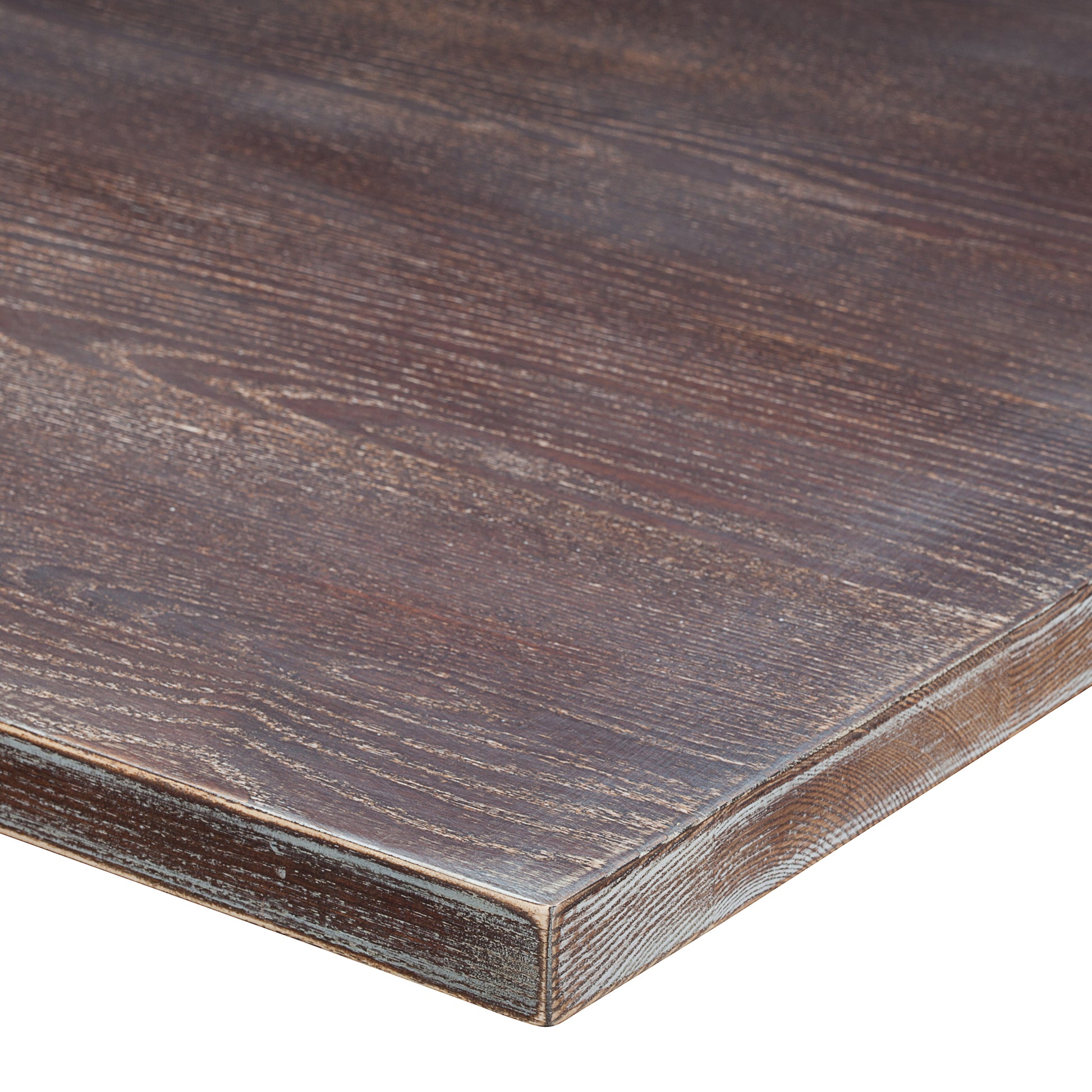 Lime Wash Solid Wood Table Top - Walnut - 25mm