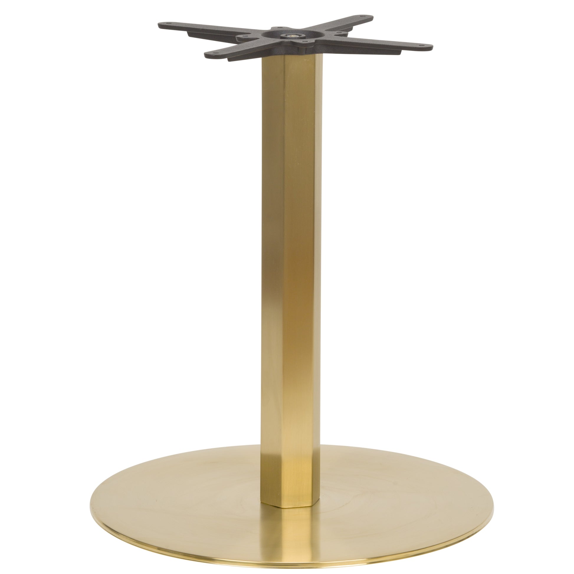 Luxor Round Vintage Brass Table Base - Large