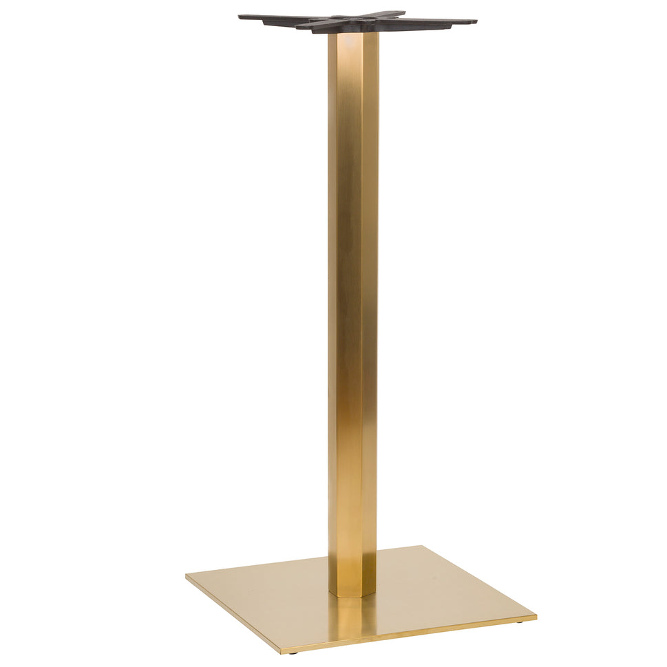 Luxor Square Vintage Brass Table Base - Large