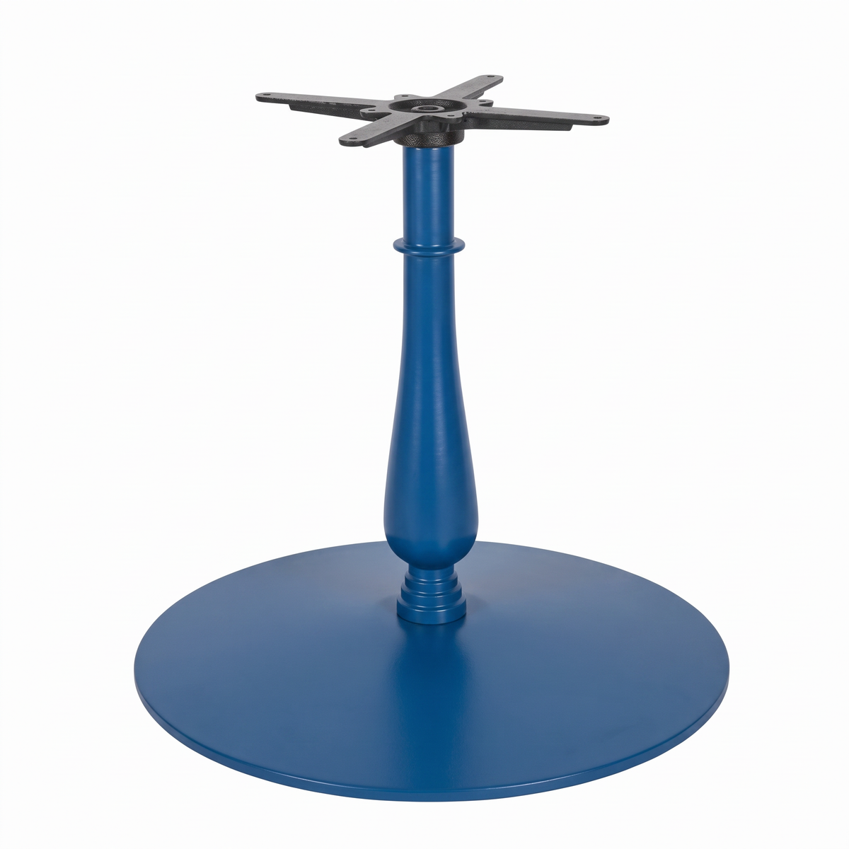 Manor Extra Large Candelabra Black Cast Iron Table Base - Powdercoated