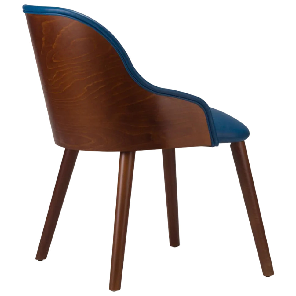 Onyx Wooden Upholstered Armchair