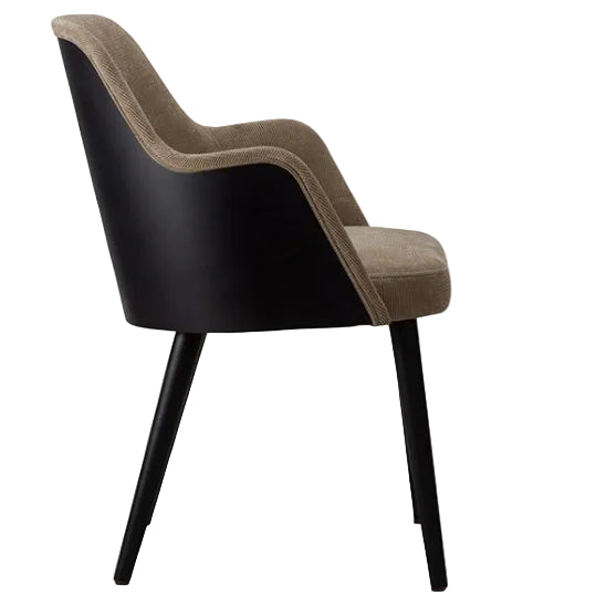Opal Wooden Upholstered Armchair