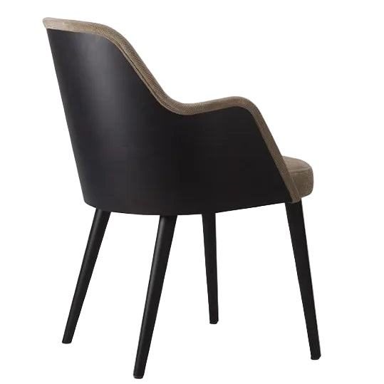 Opal Wooden Upholstered Armchair