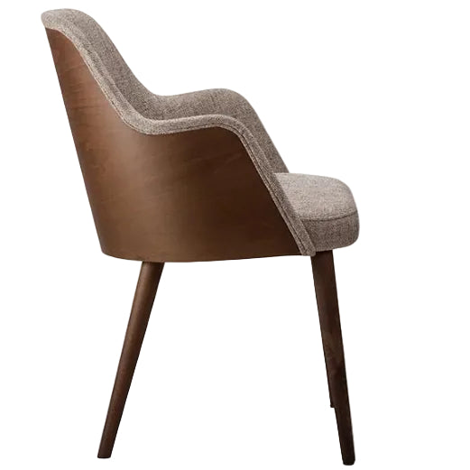 Opal Wooden Upholstered Armchair